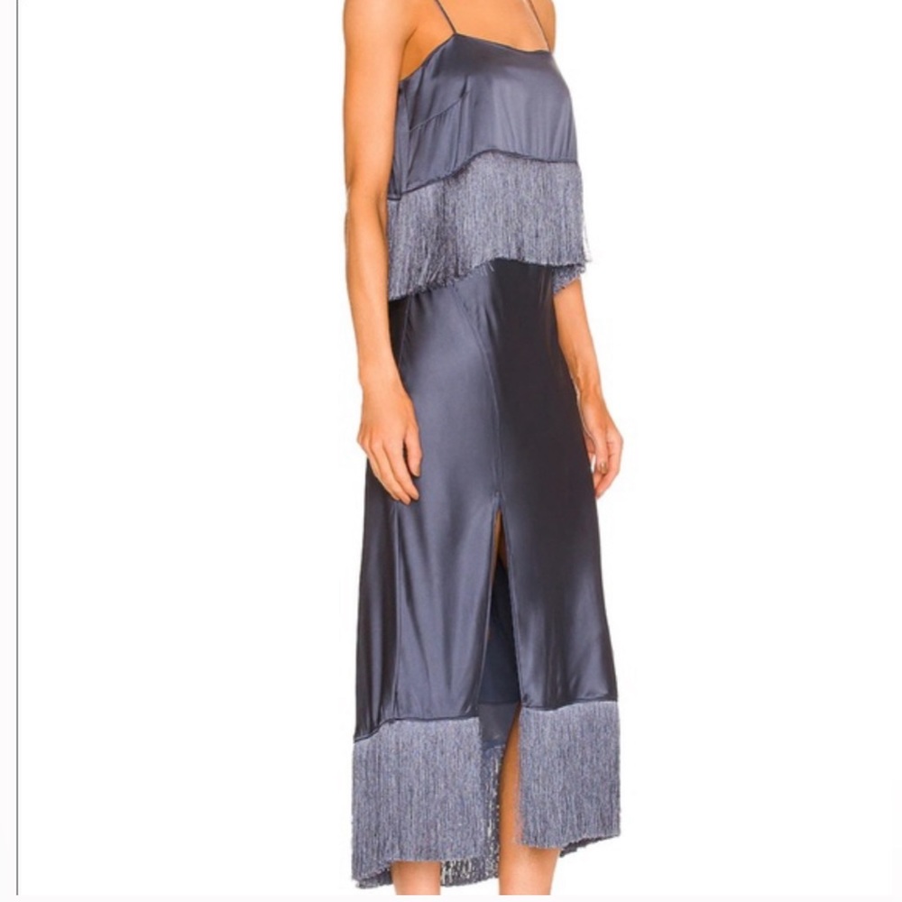 Cinq A Sept Women's Eastwood Dress in Shadow Blue NWT Size 6 - Picture 2 of 5